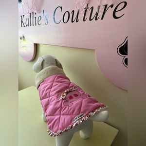 Pink Quilted Designer Jacket.